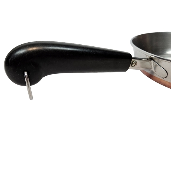 Vintage Revere Ware 9" Copper Clad Bottom Frying Pan Saute Pan - Picture 2 of 10